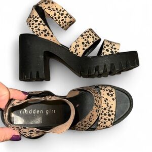 Madden girl soho platform cheetah sandals